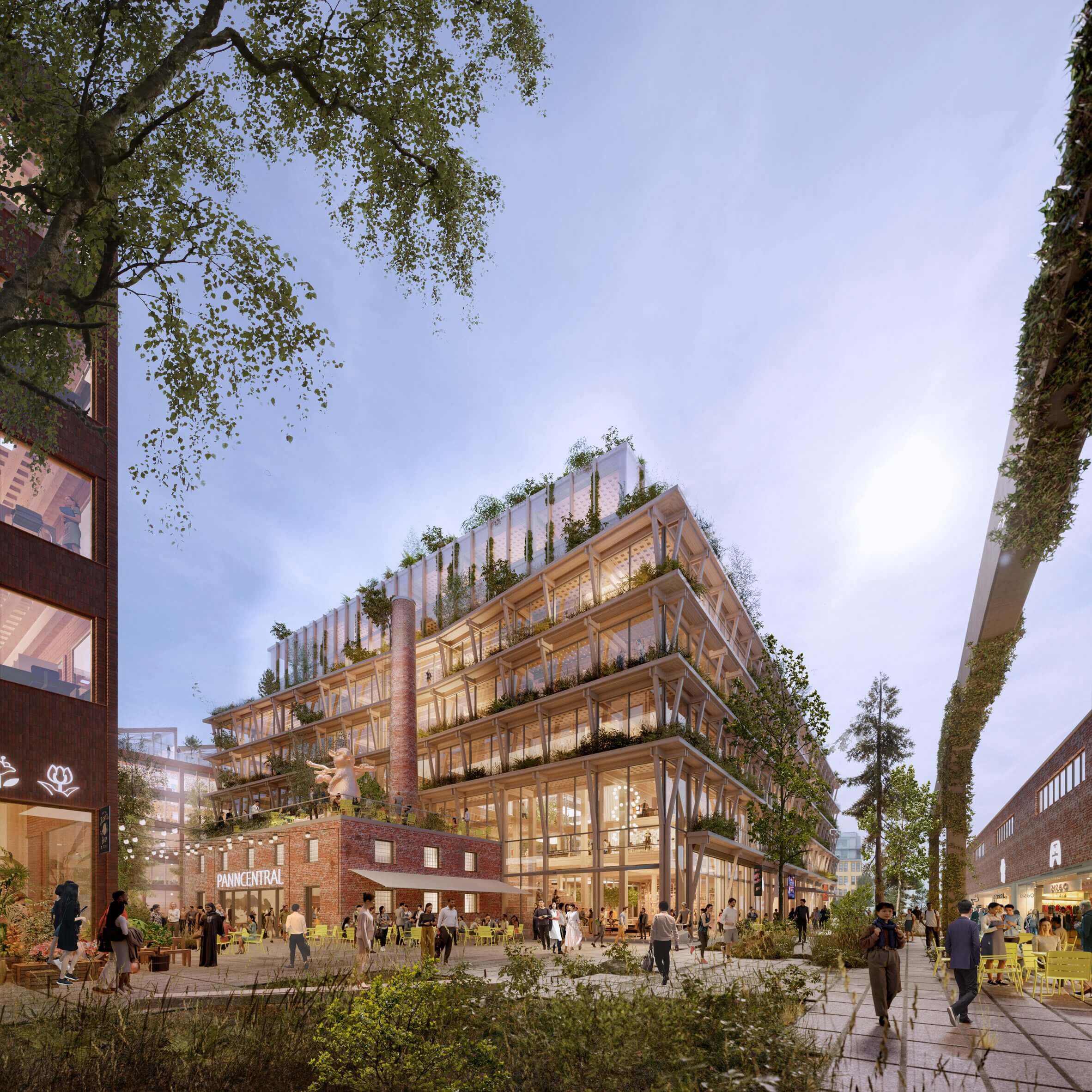 stockholm wood city by henning larsen and white arkitekter dezeen 2364 col 2